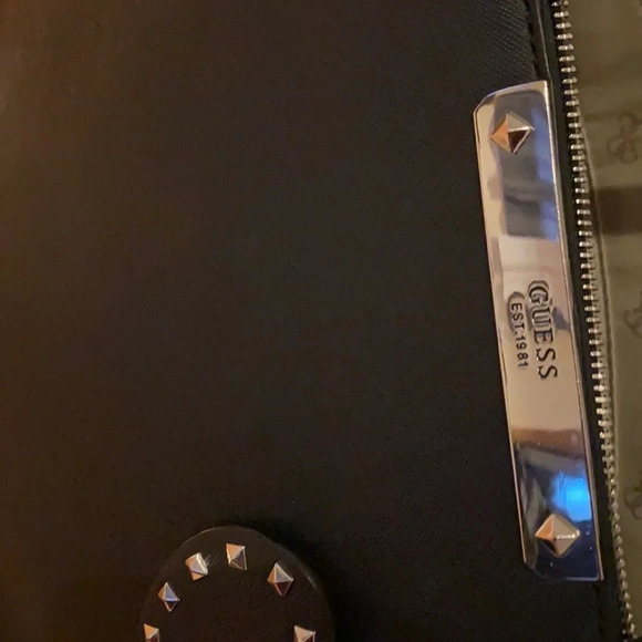 Guess black large saffiano leather tote - Picture 5 of 17